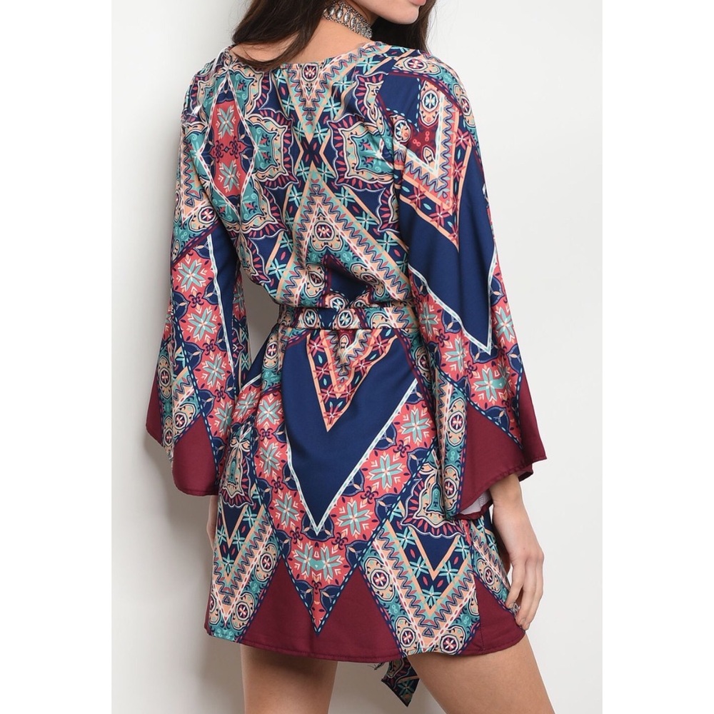 Boho Bell Sleeve Dress - Picture 4 of 4